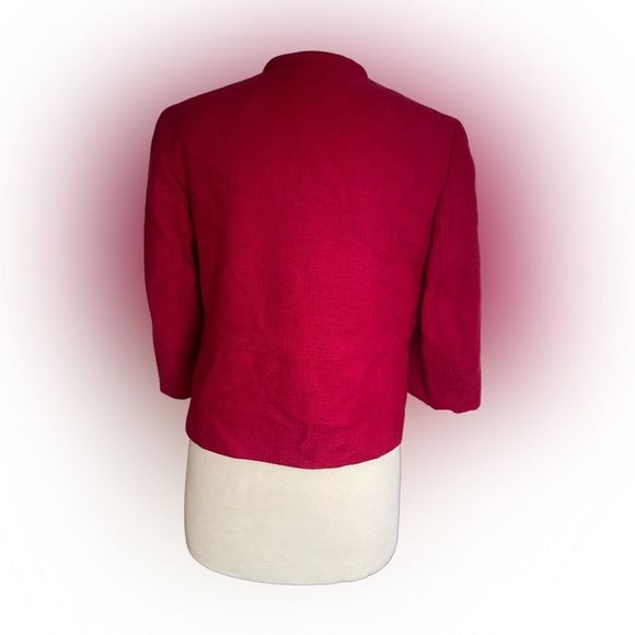 Talbots Women’s Red Blazer Size 12 - Picture 3 of 4